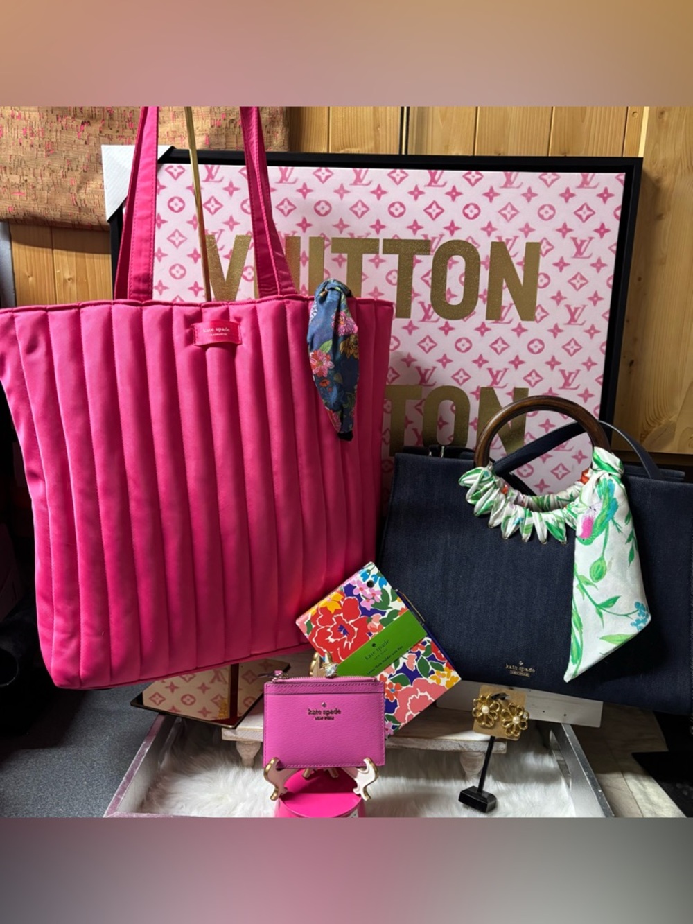Kate spade denim bag bundle